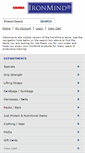 Mobile Screenshot of ironmind-store.com